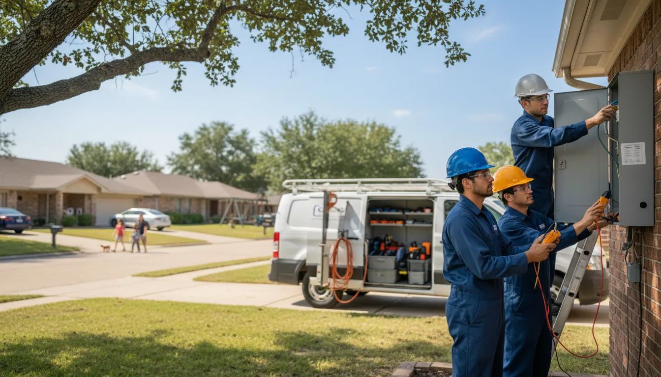 Certified electrician providing emergency electrical services in North Kingsville, OH